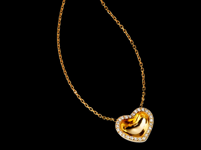 Necklace in 18K Gold and diamonds